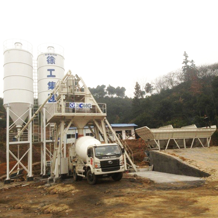 XCMG Manufacturer HZS60VY 60m3 Portable Mobile Concrete Batching Plant Price